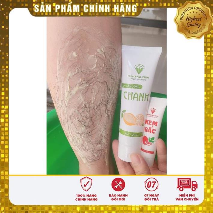 Kem Tẩy Lông Chanh Gấc Diamonds Skin Triệt Sạch Bất Chấp Các Loại Lông