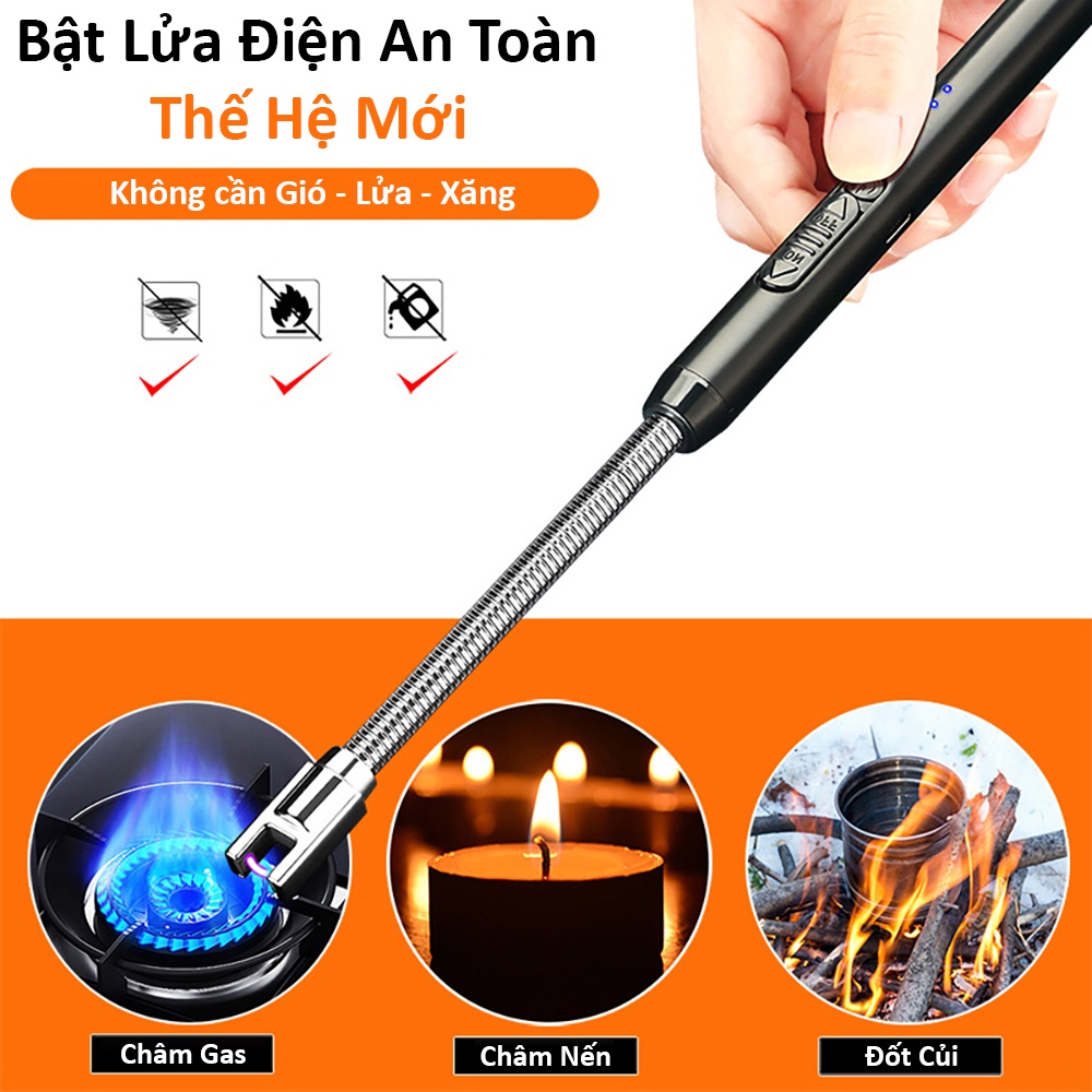 Dụng Cụ Thắp Nến Thơm Thiết Kế Mới 2022 Xoay 360 Độ Tiện Lợi Sạc Bằng USB Nhiều Mẫu Được Chọn Màu CN3