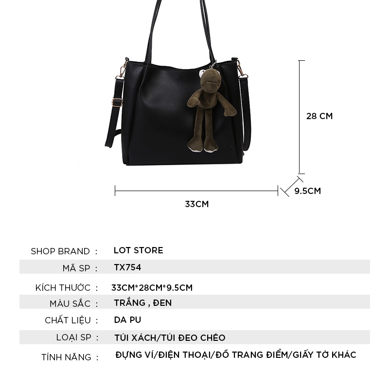 Túi xách nữ thời trang đẹp đeo chéo giá rẻ cao cấp công sở LOT STORE TX754