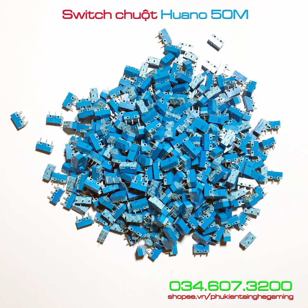 Switch chuột Huano 50m dot blue chuyên cho FPS