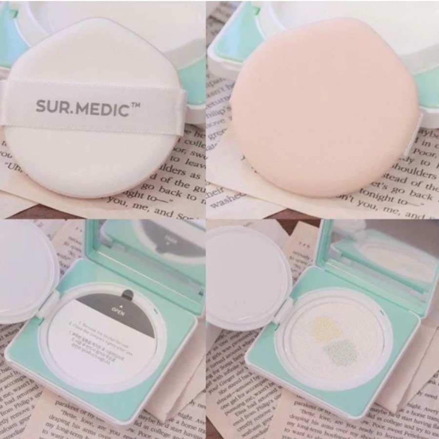 Phấn Nước Che Phủ Hoàn Hảo Sur.Medic+ Super Ceramide 100™ Protection Moisture Sun Cushion SPF50+ PA++++ 15g | BigBuy360 - bigbuy360.vn