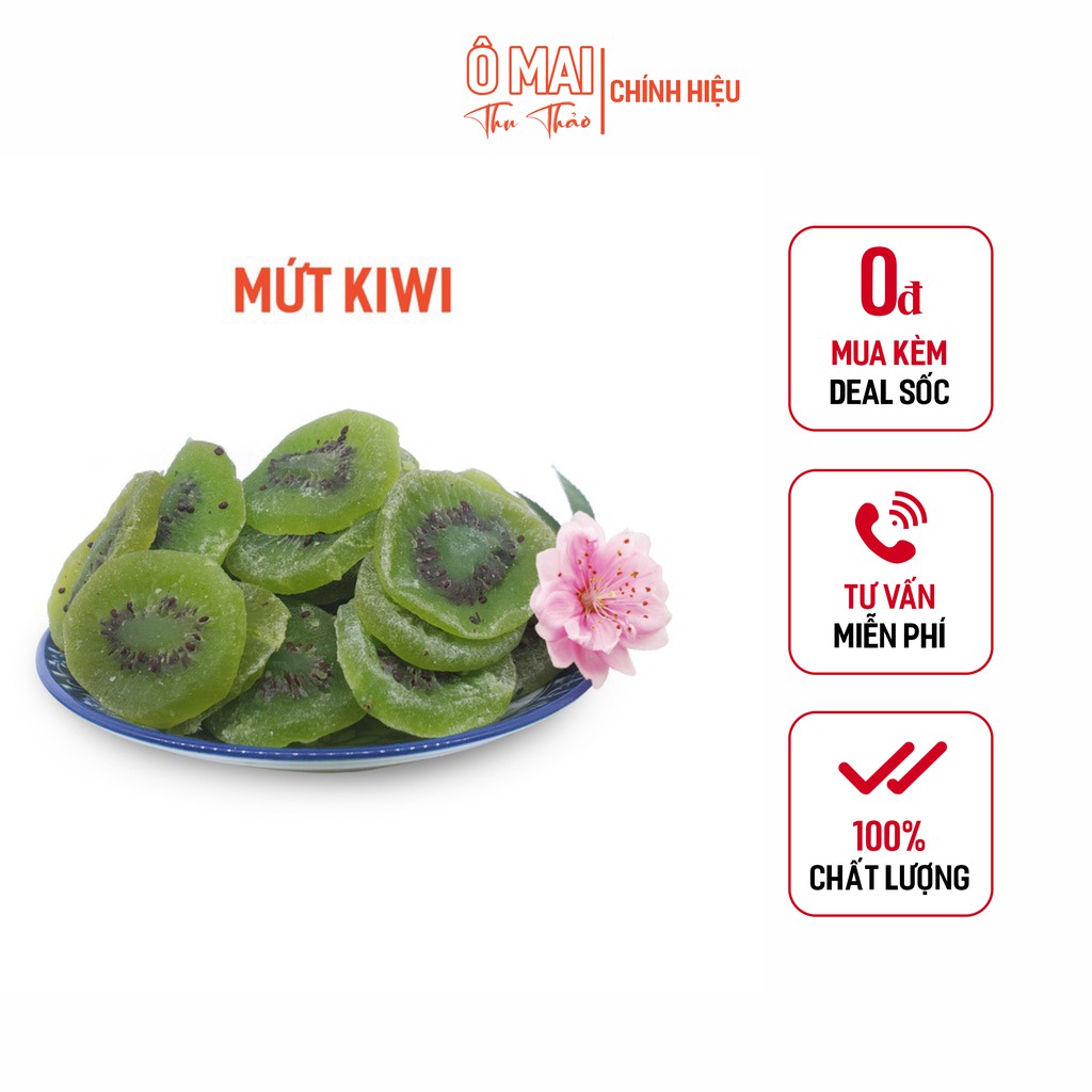 Mứt Kiwi Vị Ngọt Thanh, Dai Dẻo, Thơm, Bổ Sung Chất Sơ | 1kg