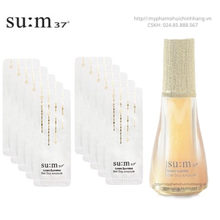 Xả hàng giá sỉ Gói tinh chất vàng ngày Su:m37 LosecSumma Elixir Day Ampoule sample trẻ hoá căng bóng sáng hồng mịn màng