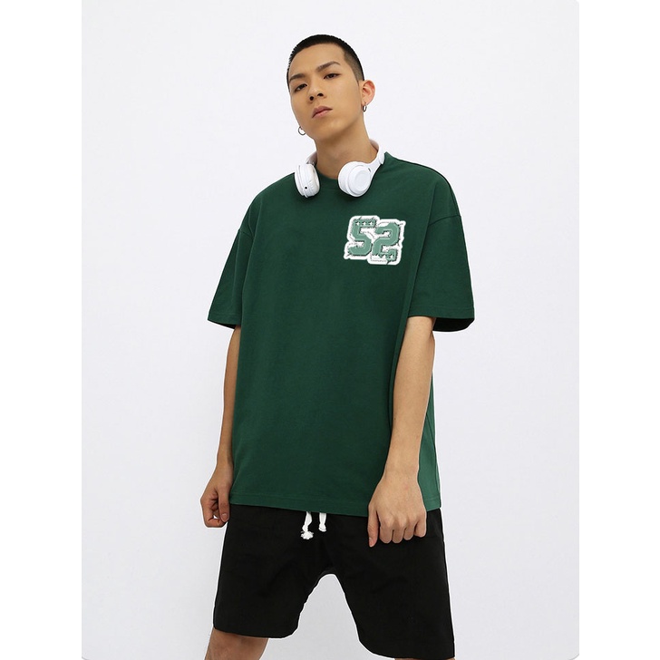Áo thun unisex cổ tròn form rộng tay lỡ chất liệu cotton mềm mại Miucho MT041 in graphic