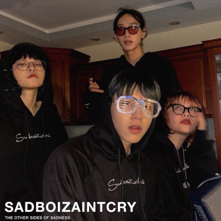 Áo Hoodie SADBOIZ SADBOIZVIBES TOSS