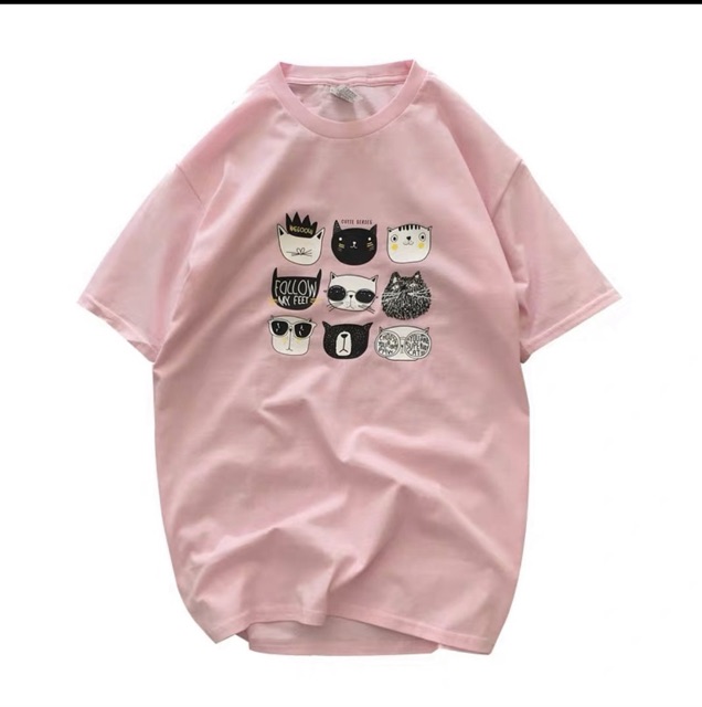 [BIG SALE Áo mèo ngầu siêu cute 2 màu cực đẹp