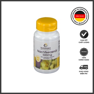 Tinh Dầu Hoa Anh Thảo Warnke Nachtkerzenol 500mg của Đức