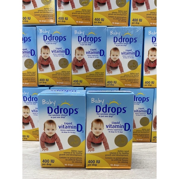 Baby Ddrops Vitamin D3 ddrop cho bé 90 giọt Mỹ
