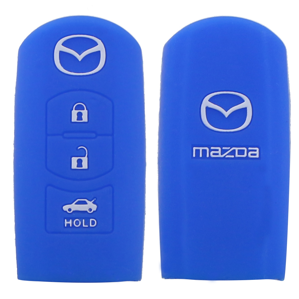 Vỏ Silicone Bảo Vệ Chìa Khóa Xe Hơi Mazda 3 5 6 Axela Cx5 Cx7 Atenza Core - Wing 3 Nút