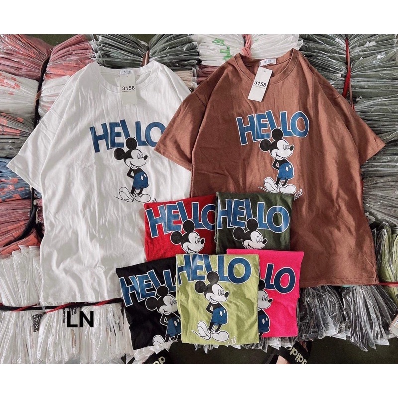 Áo phông Micky HELLO TH6