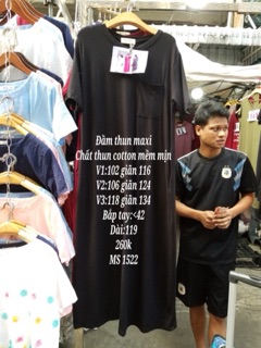 Đầm thun maxi