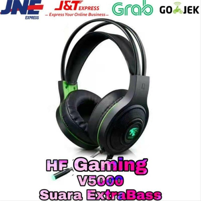 Tai Nghe Trùm Đầu Chơi Game V5000 PLUS Tích Hợp MIC