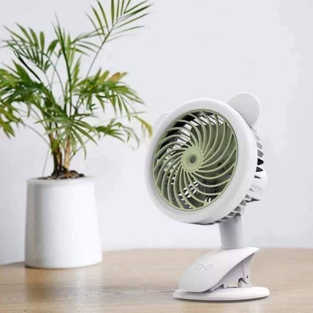 Quạt phun sương tích điện để bàn