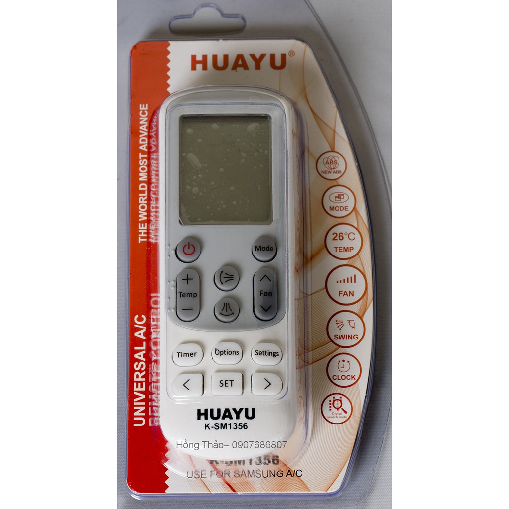 Remote máy lạnh Samsung Huayu SM1356