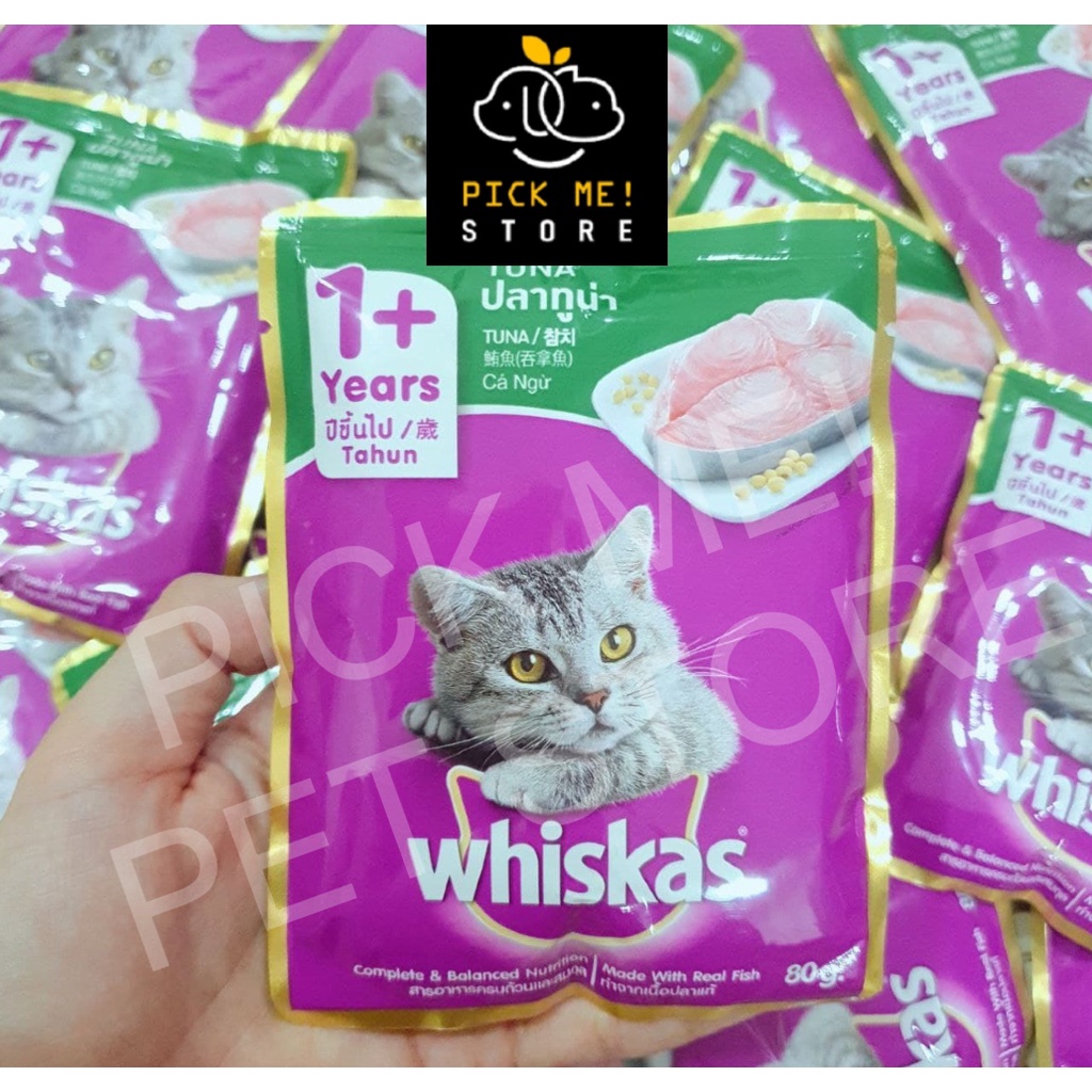 Pate Whiskas Adult Cho Mèo Lớn, Mèo Trưởng Thành 85g