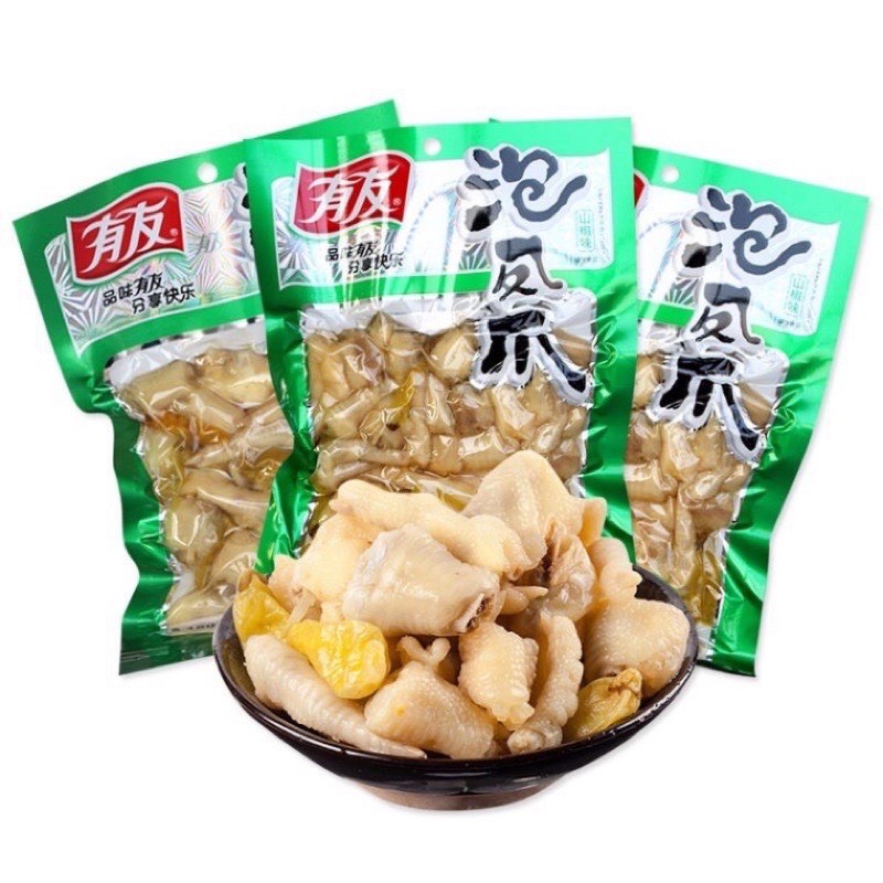 Chân gà muối ướt xanh Yuyu siêu ngon, hot hit