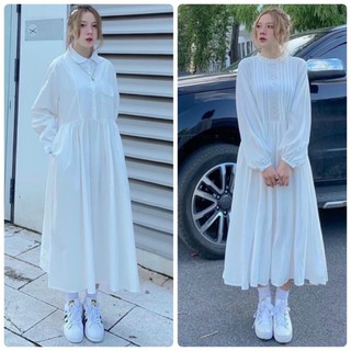 Đầm maxi babydoll form rộng