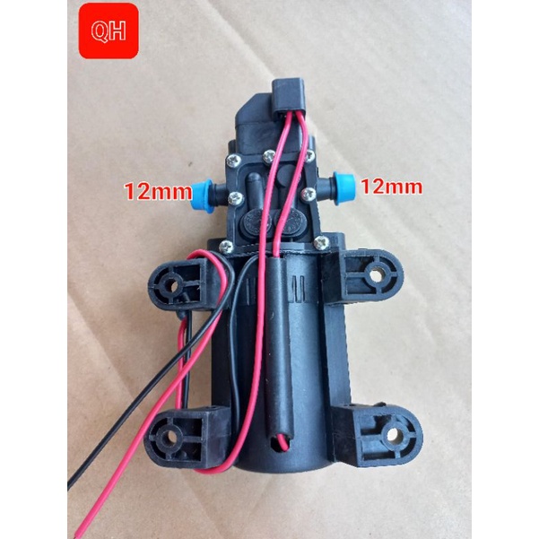 Máy bơm tăng áp mini 12v, Máy bơm phun sương 12v