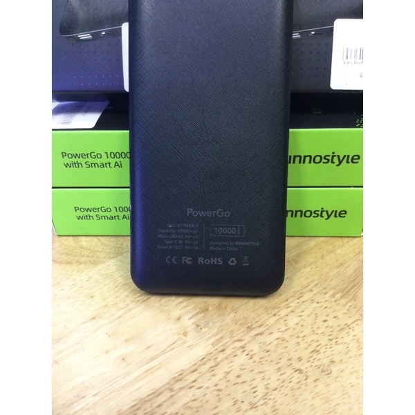 Pin dự phòng sạc dự phòng innostyle powergo smart AI 10000 chính hãng Mỹ