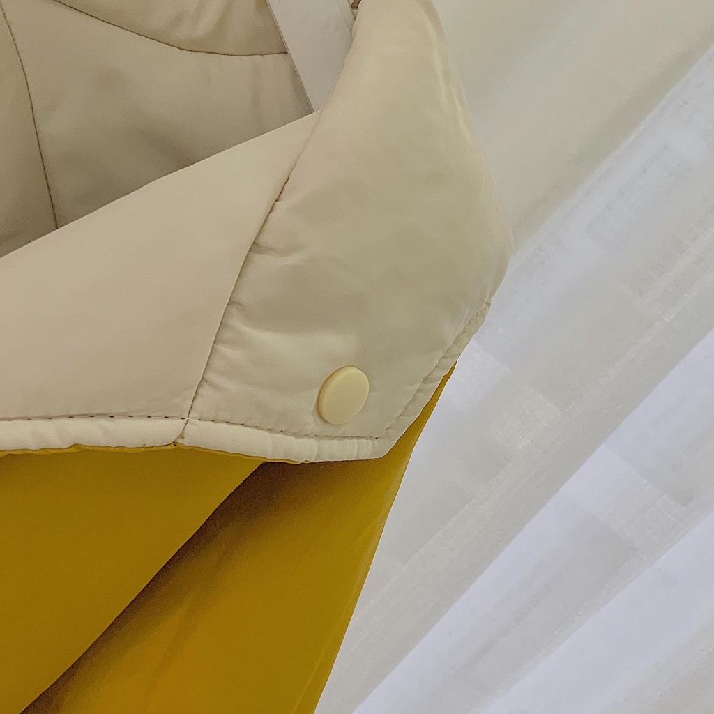 Áo Khoác Phao JEMCLOSET Túi Vuông Lota Dày Dặn 2 Lớp 2 Màu Form Dáng Rộng Có Thể Thay Đổi Kiểu Áo Tùy Thích - 1972 | BigBuy360 - bigbuy360.vn