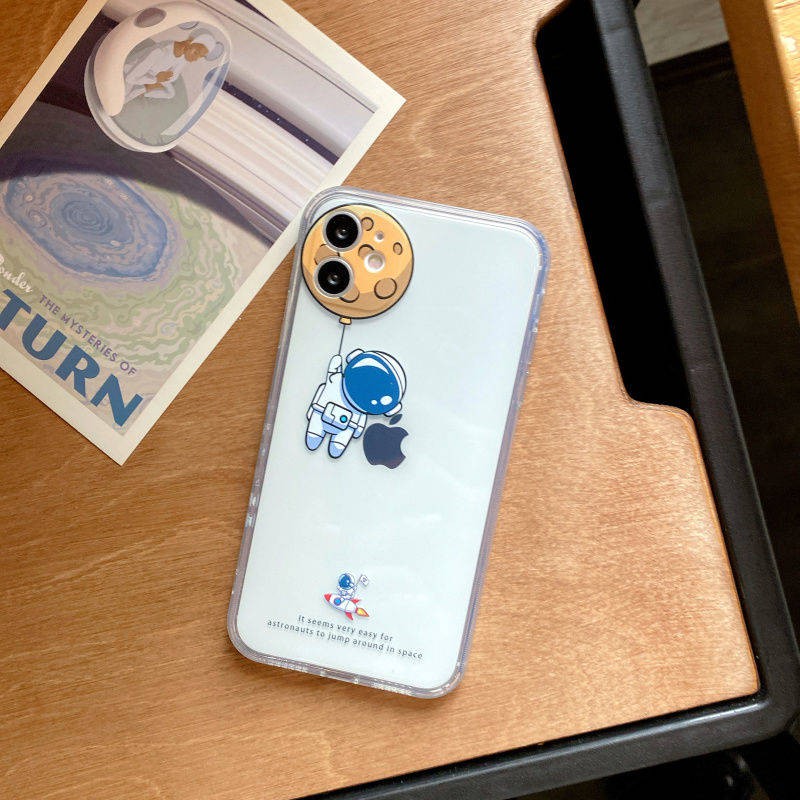 Vỏ điện thoại di động trong suốt hoạt hình chống rơi bao gồm tất cả trí thun ngắn tay | BigBuy360 - bigbuy360.vn