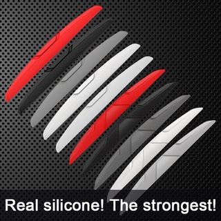 Bộ 4 Miếng Dán Viền Cửa Xe Hơi Bằng Silicone Chống Va Chạm