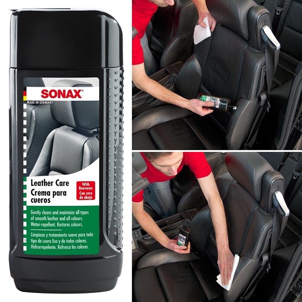 (TẶNG MÚT DƯỠNG ) Kem dưỡng ghế da Sonax 291141 250ml (Mẫu mới) otocare247  - Otocare247