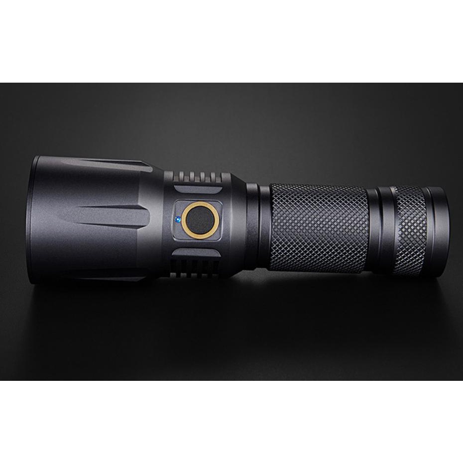 Đèn pin Roxane X6 chip xhp50.2 quang thông 3800 lumen sáng mạnh đẹp sơn titan xám cổng sạc type -C