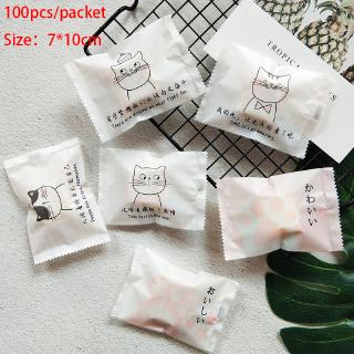 Túi Trong Suốt Đựng Bánh Kẹo Họa Tiết Bông Tuyết Xinh Xắn 2020