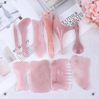 Bộ dụng cụ mát xa mặt / cơ thể Gua Sha tự nhiên