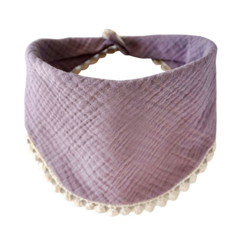 ✿ Yếm Ăn Cotton Hình Tam Giác Dễ Thương Cho Bé