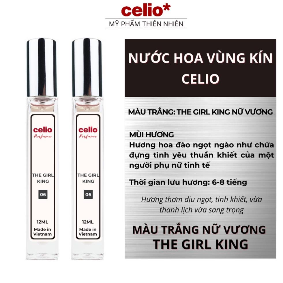 Nước Hoa Vùng Kín Cô Bé CELIO TOP 1 Nước Hoa Nữ Thơm Lâu Hết Hôi Bim Bím Cao Cấp Cá Tính Ngọt Ngào Gợi Cảm 12ml Dạng Xịt