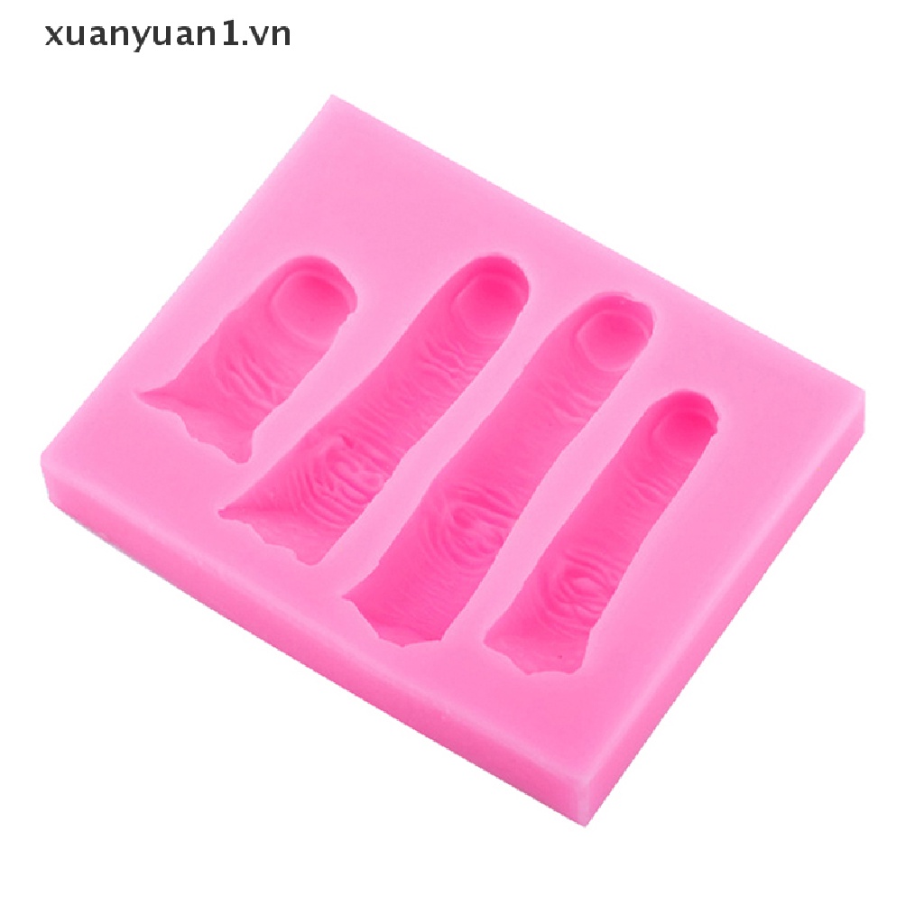 Khuôn Silicon Làm Bánh Kẹo Hình Ngón Tay Sáng Tạo