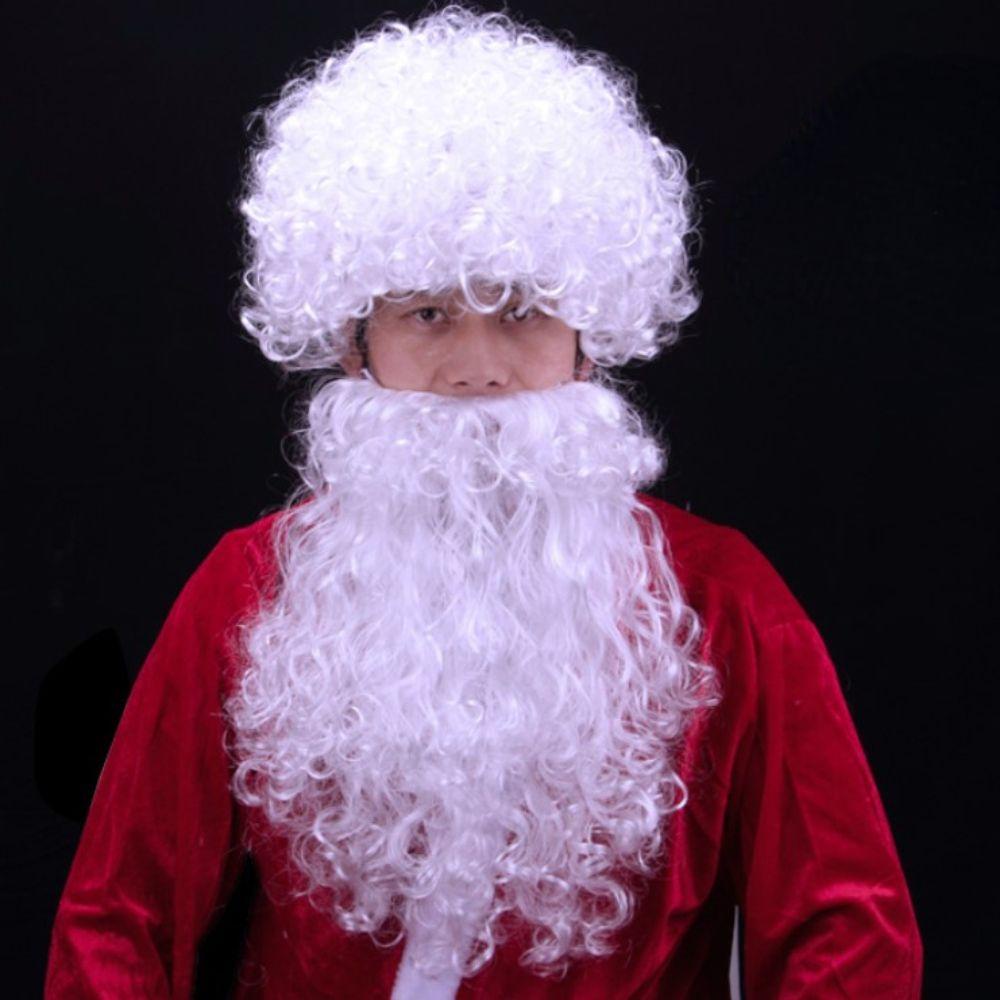Râu Giả Màu Trắng Hóa Trang Ông Già Noel Vui Nhộn