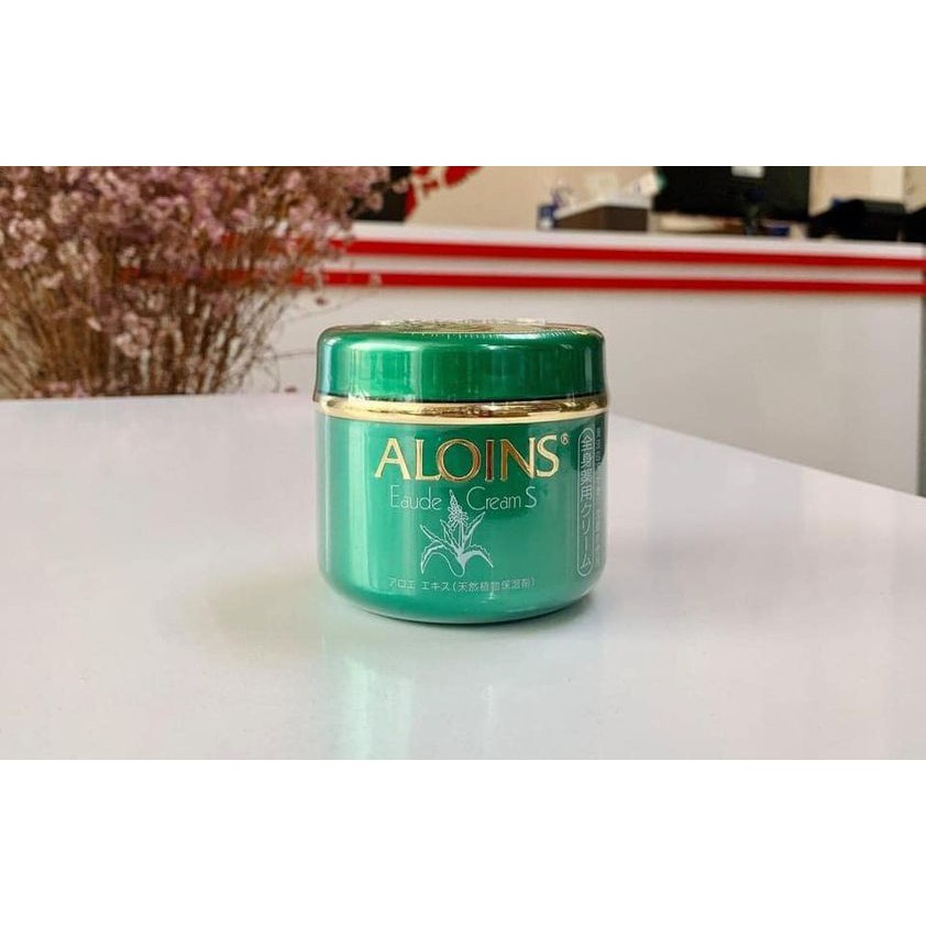 Kem Xanh Lô hội Aloins Eaude Cream Dưỡng Da Toàn Thân Hàng Nhật Nội Địa