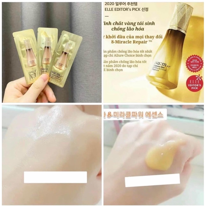 TINH CHẤT VÀNG SUM 8 IN 1 SUMMA ELIXIR 8 - MIRACLE POWER ESSENCE 30ML - 60ML - 100ML( tách set)