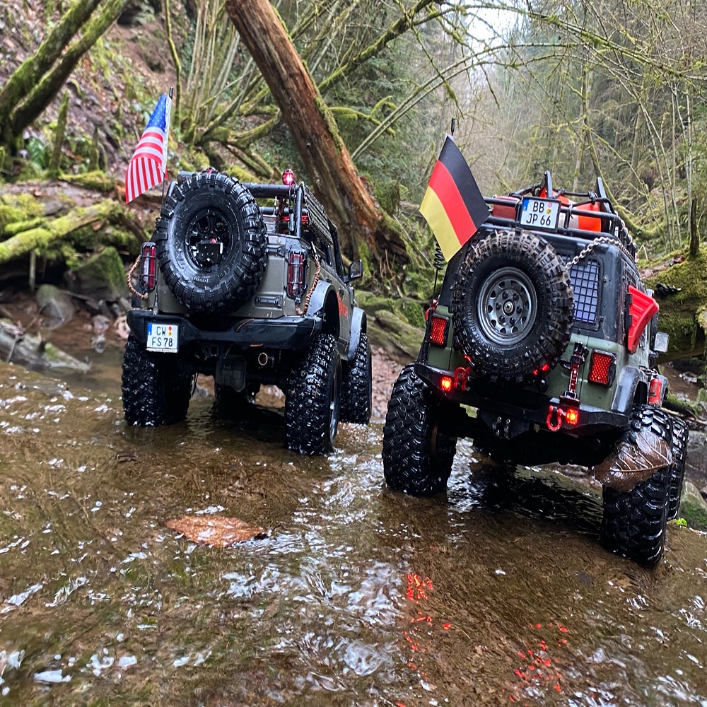 Ăng Ten Kim Loại Tỉ Lệ 1/8 1/10 Cho Xe Điều Khiển Từ Xa SCX10 90046 Traxxas TRX-4 TRX4 D90