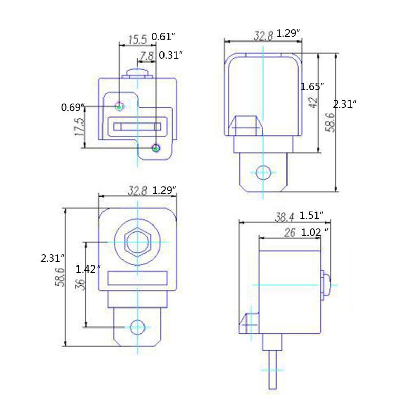 Set 2 Đầu Nối Dây Điện 300A Chất Lượng Cao