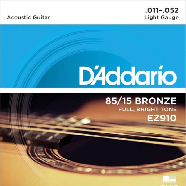 Dây Đàn guitar acoustic dario các size G4U Guitar (EZ910, EZ900, EZ920)