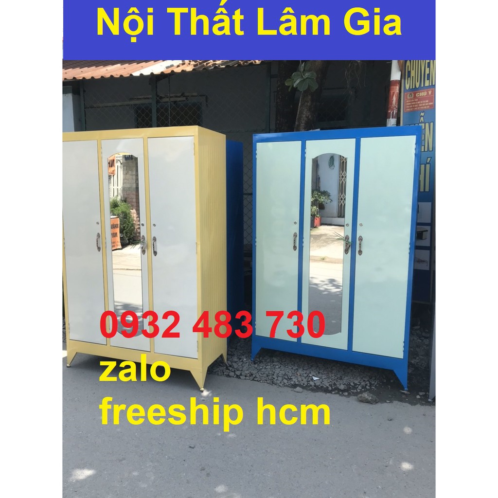 Tủ sắt quần áo giá rẻ , vận chuyển miễn phí