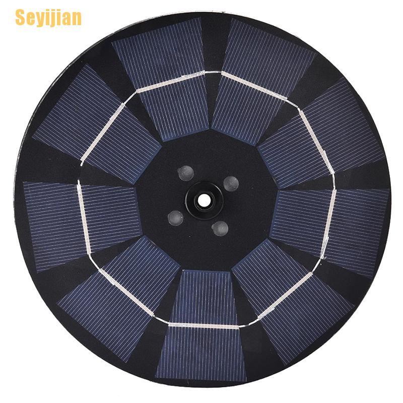 Máy Bơm Đài Phun Nước Năng Lượng Mặt Trời 3.5W 5V Có Đèn LED Chất Lượng Cao