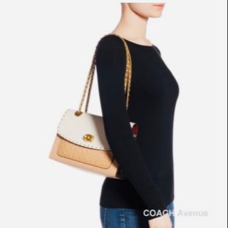 💋 TÚI COACH PARKER WITH RIVETS 💋