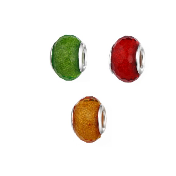 Charm pha lê ánh nhũ