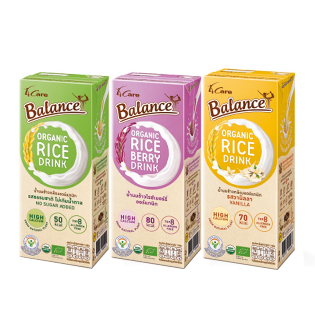 Sữa gạo hữu cơ 4Care Balance 180ml