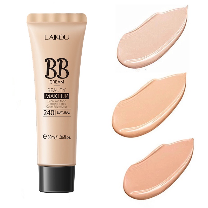 1 Kem Nền BB Che Khuyết Điểm Laikou Che Phủ Toàn Diện Chống Thấm Nước Làm Trắng Da Mặt
