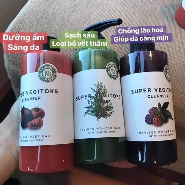 SỮA RỬA MẶT RAU CỦ SỦI BỌT VEGITOKS 200ml | BigBuy360 - bigbuy360.vn