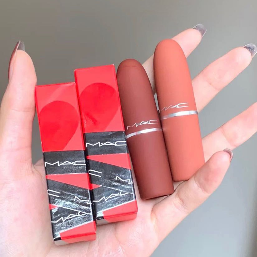 Son môi MAC Powder Kiss Lipstick 3g PHIÊN BẢN GIỚI HẠN- HOT NHẤT 2020 [ phiên bản LIMITTED] | BigBuy360 - bigbuy360.vn