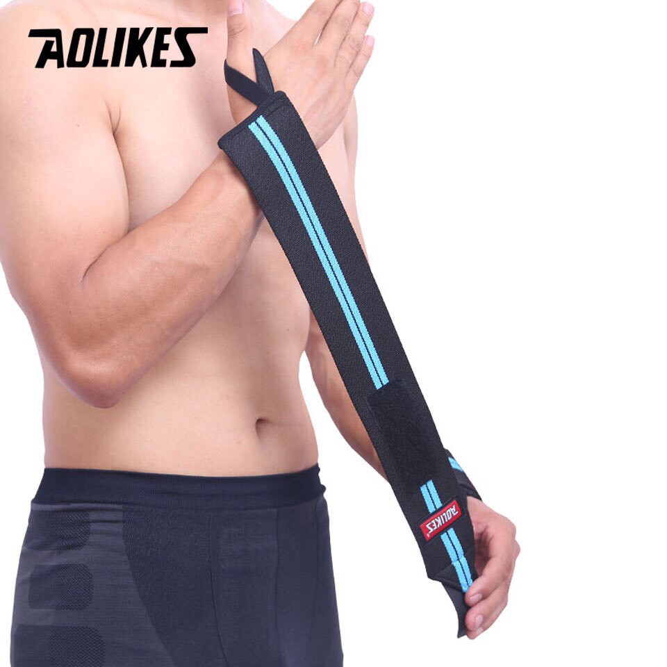 [Loại 1] Đôi Băng Quấn Cổ Tay, Đai Bảo Vệ Cổ Tay Tập GYM chính hãng Aolikes A1538