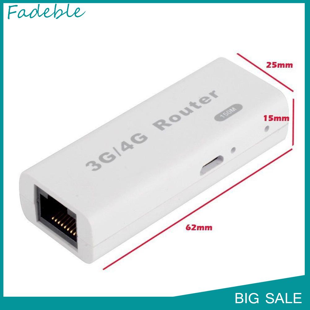 Router Mini 3G/4G WiFi Wlan 150Mbps RJ45 USB chất lượng cao | BigBuy360 - bigbuy360.vn