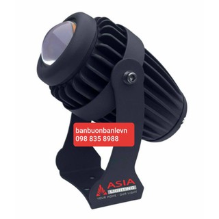 ĐÈN RỌI NGOÀI TRỜI CÓ THẤU KÍNH GƯƠNG CẦU 10w ASIA đèn chuyên biệt dành cho chiếu cột ,chiếu sáng ngoài trời.